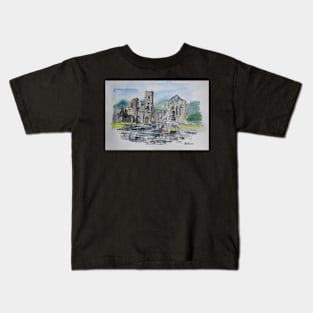 Fountain’s Abbey, North Yorkshire Kids T-Shirt